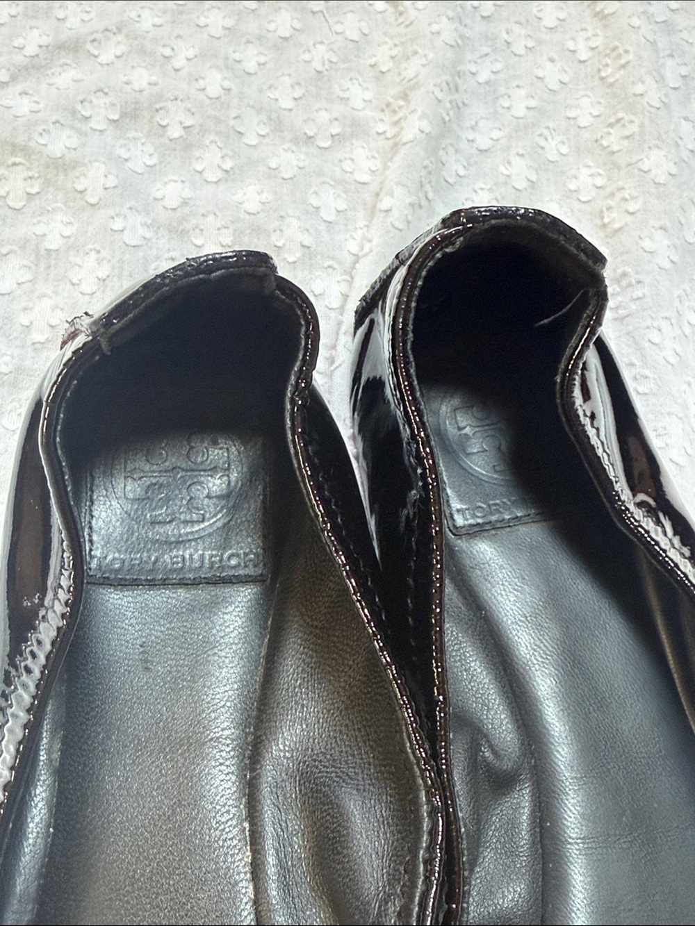 Tory Burch Eddie patent leather ballet flats size 9 - Picture 13 of 15